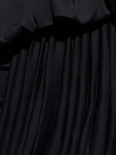 Isabel Marant Strapless Pleated Dress In Black