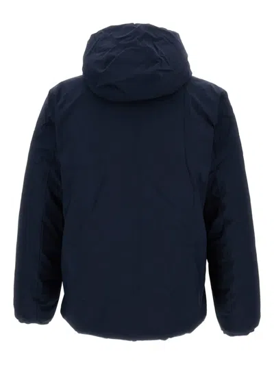 K-way Jack St Warm Double Slim-fit Giacca Reversibile. In Poliestere Elasticizzato Impermeabile. Imbottitu In Blue