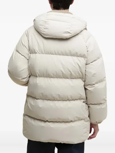 Barbour Beaufort Quilted Corduroy-collar Jacket In Neutral