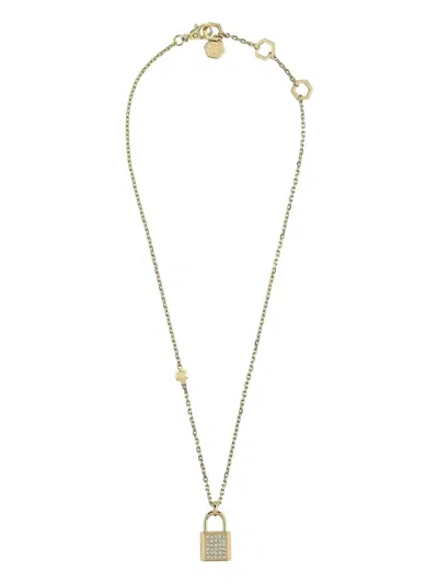 Philipp Plein Plein Valentine Cable Chain Necklace In Gold