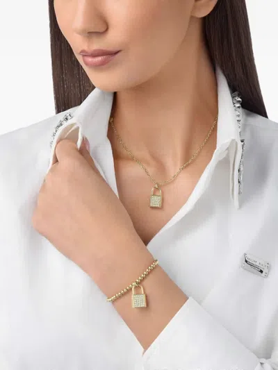 Philipp Plein Plein Valentine Cable Chain Necklace In Gold