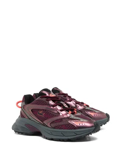 Lacoste L003 Neo Shot Lace-up Sneakers In Purple