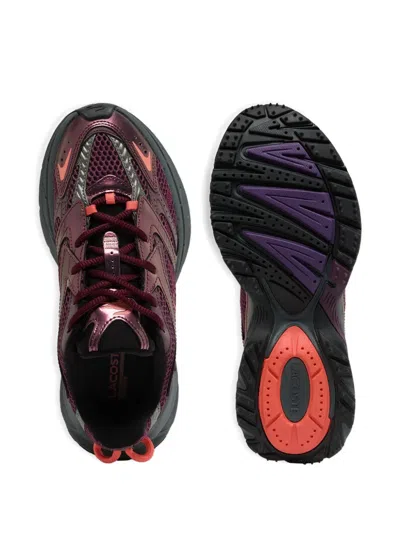 Lacoste L003 Neo Shot Lace-up Sneakers In Purple