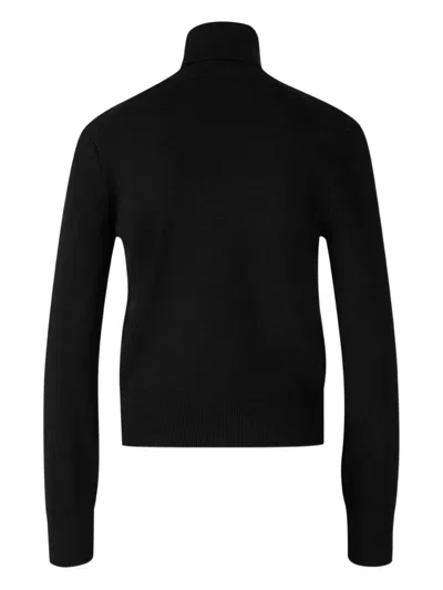 Ami Alexandre Mattiussi Ami Paris Black Wool Sweater In Black