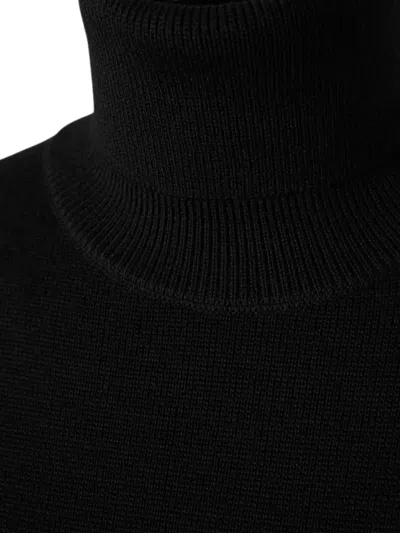 Ami Alexandre Mattiussi Ami Paris Black Wool Sweater In Black