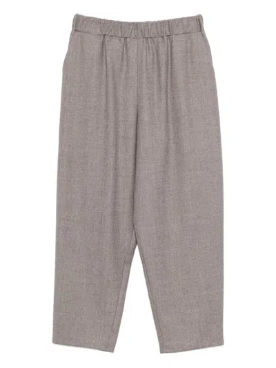 Dušan Elasticated-waist Trousers In Gray