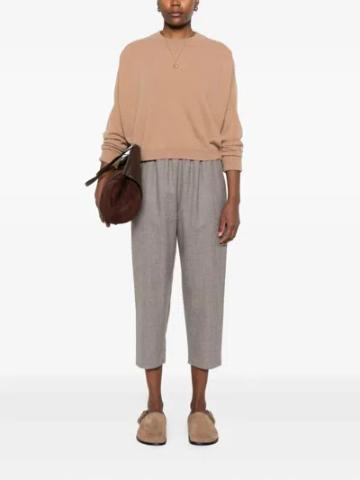 Dušan Elasticated-waist Trousers In Gray