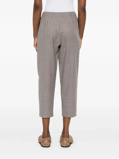 Dušan Elasticated-waist Trousers In Gray