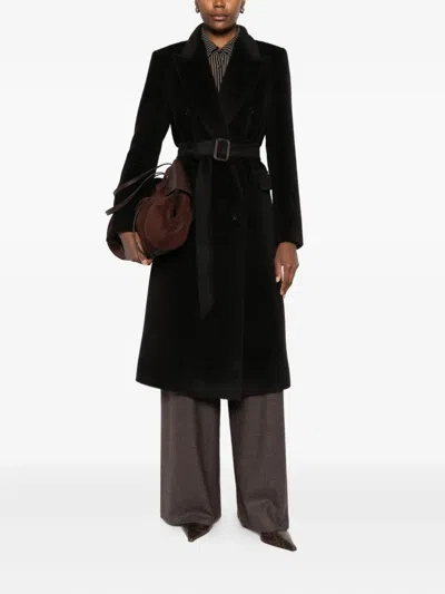 Dušan Elasticated Wool Trousers In Brown