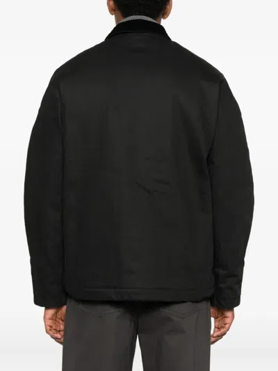 灯芯绒领搭扣开合夹克