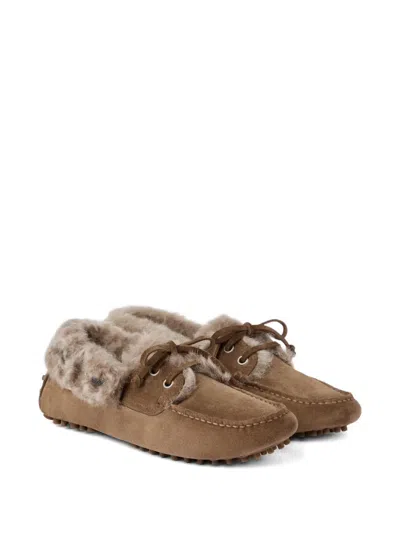 Brunello Cucinelli Suede Loafers In Multi