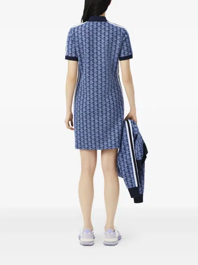 POLO领图案迷你连衣裙