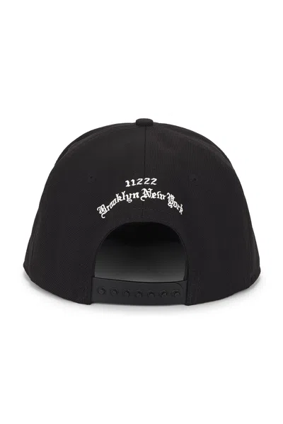Willy Chavarria Black Polyester Casa De Chavarria Baseball Cap In Black