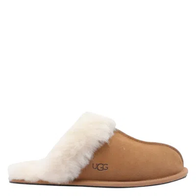 Ugg Scuffette Ii Slippers With Wool Lining Shoes In Brown