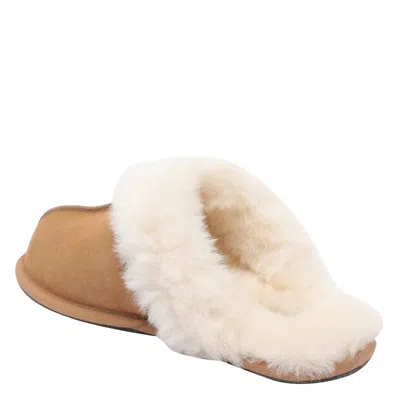 Ugg Scuffette Ii Slippers With Wool Lining Shoes In Brown