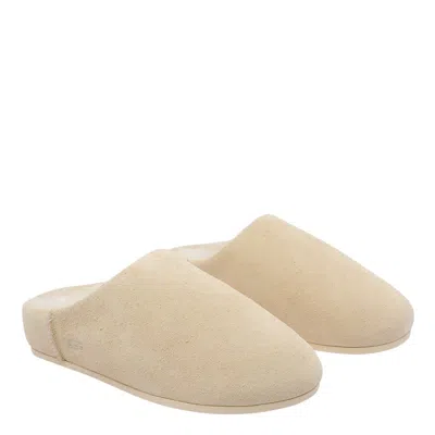 Ugg Cozy Faux Fur Lined Slippers In Neutral