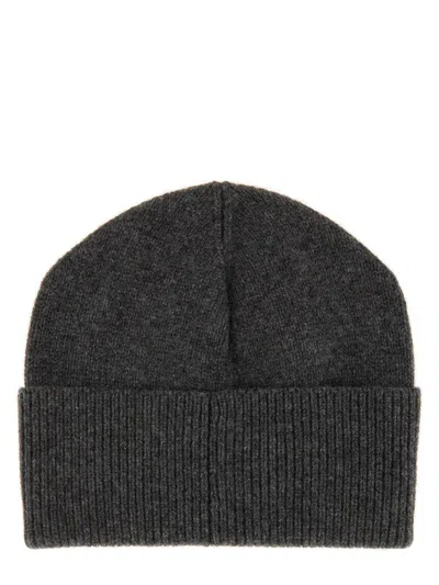 Patou Cap With Label And Logo In Gray