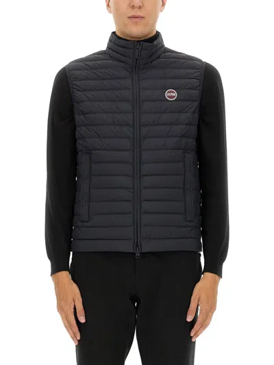Colmar Lightweight Down Vest With Drawstring In Black
