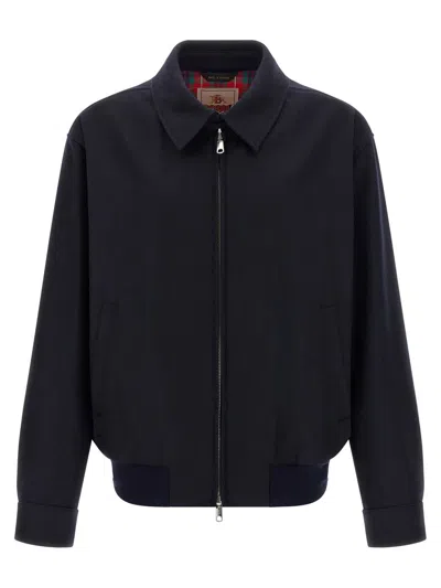Baracuta G18 Melton Blu Jacket In Black