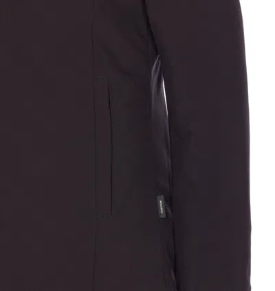 Woolrich Firth Parka In Tech Softshell In Black