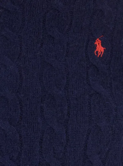 Polo Ralph Lauren "faubourg De Lancel" Small Zip Carryall In Blue