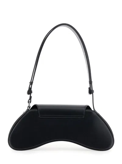 Diesel Play-crossbody Bag In Semi Gloss Leather In Black