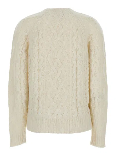 Isabel Marant Étoile Isabel Marant Etoile  Écru Mohair-blend Sweater In Brown