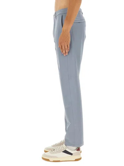 Hugo Boss Boss Water-repellent Regular Fit Pants In Gray