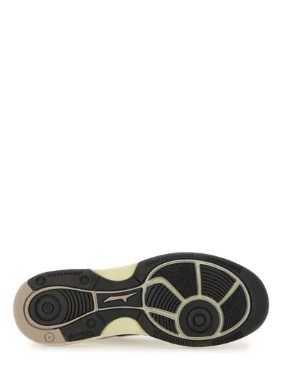 Premiata Low Top Sneakers Mesh Panels In Gray