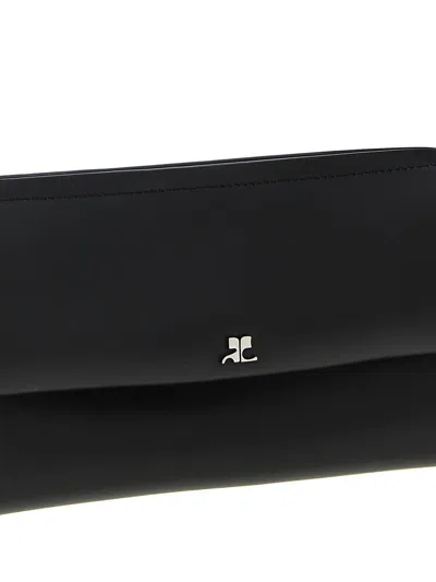 Courrèges Courreges Wrist Clutch In Black