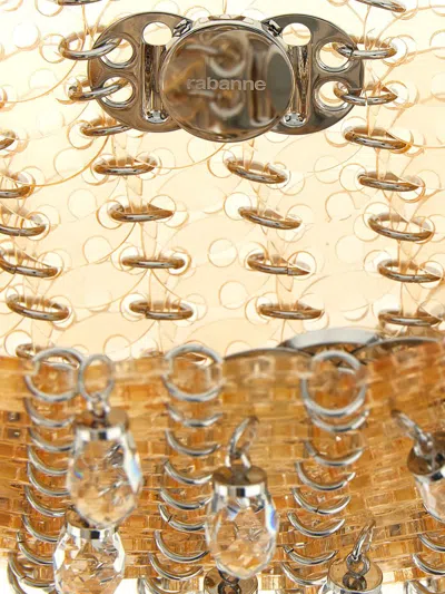 Rabanne 1969 Nano Crystal Resin Shoulder Bag In Pink
