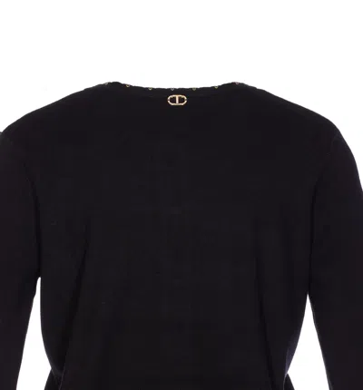 Twinset Twin-set Short Jacket In Black