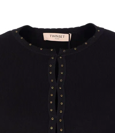 Twinset Twin-set Short Jacket In Black