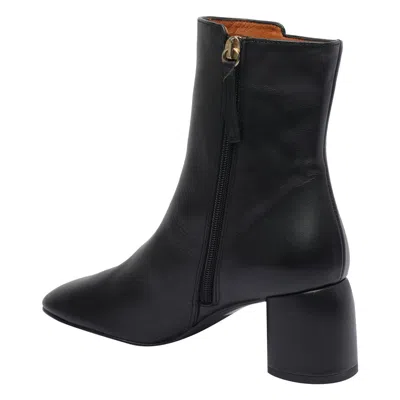 Angel Alarcon 65mm Leather Boots In Black