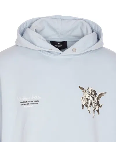 Represent Hooded Sweater Kangaroo Pocket In Blue