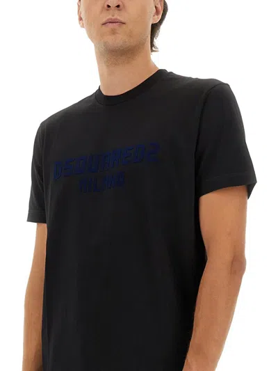 Dsquared2 Dsquared T Shirt With Logo In Black