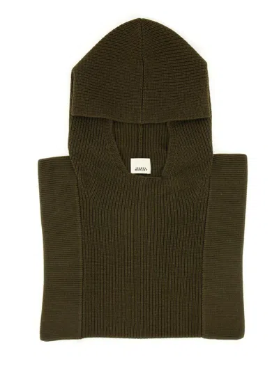 Isabel Marant Beige Wool Headwear Hat In Green
