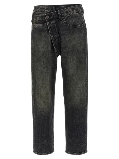 R13 Crossover Five-pocket Jeans In Black