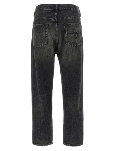 R13 Crossover Five-pocket Jeans In Black