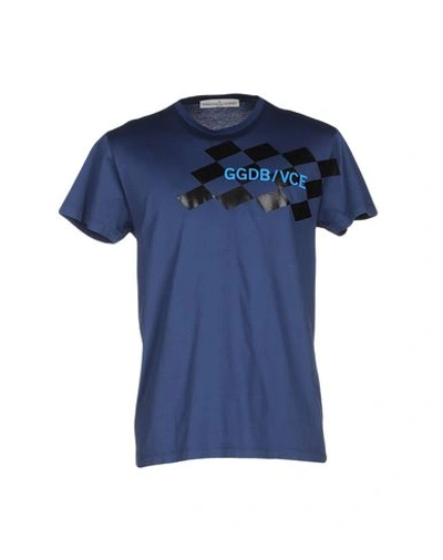 Golden Goose T-shirts In Dark Blue