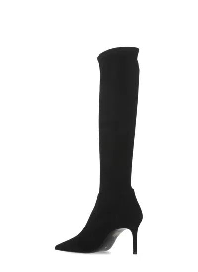 Stuart Weitzman 60mm Stuart Power Boots In Black
