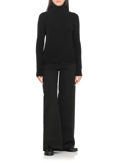 Stuart Weitzman Loafers With Studded Detailing And Tassel Embellishment In Black