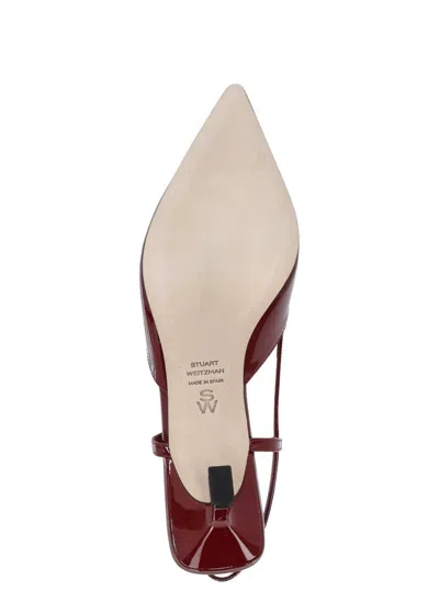 Stuart Weitzman Vinnie 50 Slingback In Red