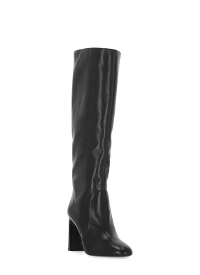 Stuart Weitzman Nappa Leather Knee-high Babette Boots In Black