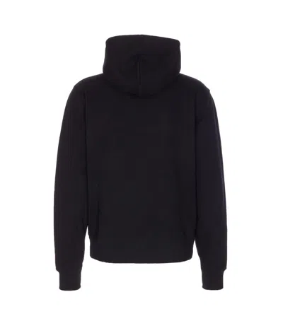 Burberry Simon Hoodie With Front Pocket And Hood In Black