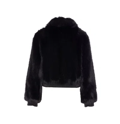 Liu •jo Black Faux Fur Jacket