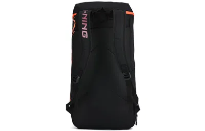 Li-ning Badminton Backpack 'orange Black' In Multi