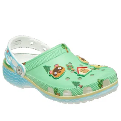 Crocs Animal Crossing Platform Clog In Green