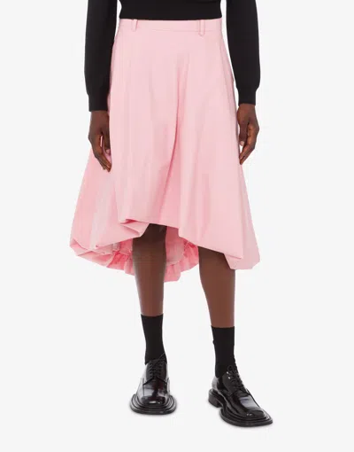 Moschino Ruffled Asymmetric Skirt In Pink