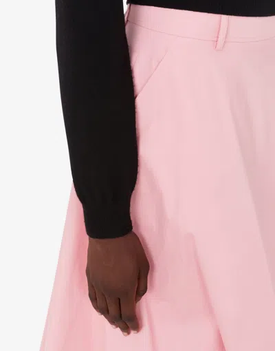 Moschino Ruffled Asymmetric Skirt In Pink